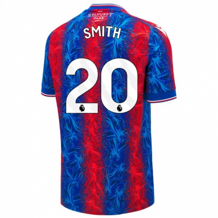 Kandiny Enfant Maillot Hope Smith #20 Rayures Rouges Et Bleues Tenues Domicile 2024/25 T-Shirt