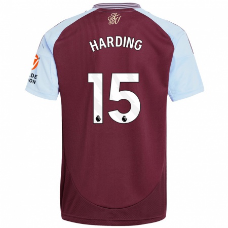 Kandiny Enfant Maillot Natasha Harding #15 Bordeaux Bleu Ciel Tenues Domicile 2024/25 T-Shirt