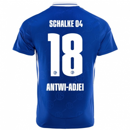 Kandiny Enfant Maillot Christopher Antwi-Adjei #18 Bleu Royal Tenues Domicile 2024/25 T-Shirt