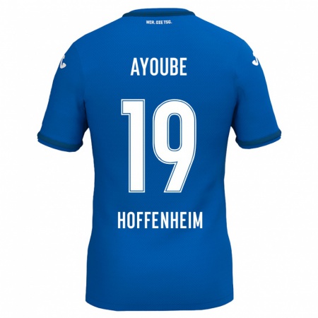 Kandiny Enfant Maillot Ayoube Amaimouni-Echghouyab #19 Bleu Royal Tenues Domicile 2024/25 T-Shirt