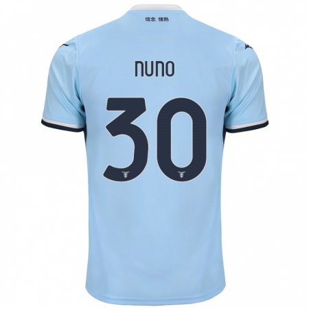 Kandiny Enfant Maillot Nuno Tavares #30 Bleu Tenues Domicile 2024/25 T-Shirt