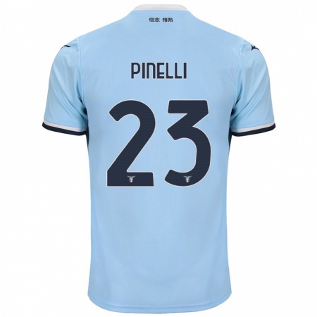 Kandiny Enfant Maillot Pietro Pinelli #23 Bleu Tenues Domicile 2024/25 T-Shirt