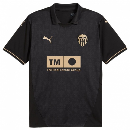 Kandiny Enfant Maillot Mario Dominguez #9 Noir Tenues Extérieur 2024/25 T-Shirt