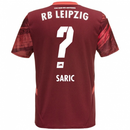 Kandiny Enfant Maillot Lucio Saric #0 Bordeaux Tenues Extérieur 2024/25 T-Shirt