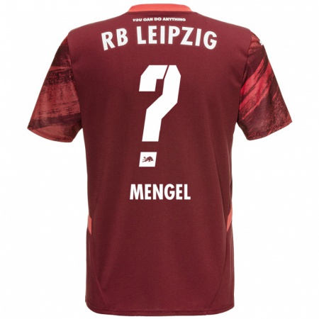 Kandiny Enfant Maillot Luca Mengel #0 Bordeaux Tenues Extérieur 2024/25 T-Shirt