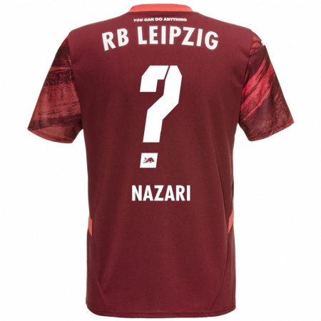 Kandiny Enfant Maillot Alireza Nazari #0 Bordeaux Tenues Extérieur 2024/25 T-Shirt