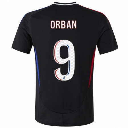 Kandiny Enfant Maillot Gift Orban #9 Noir Tenues Extérieur 2024/25 T-Shirt