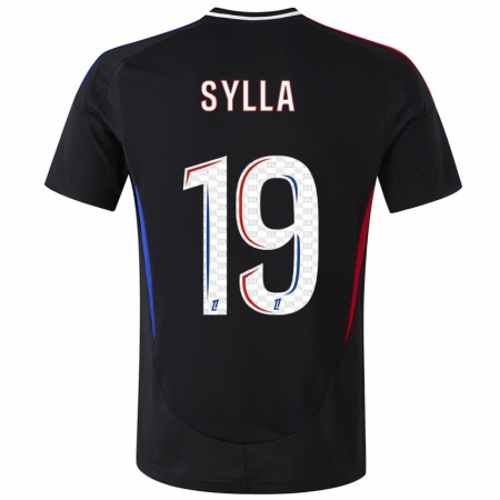 Kandiny Enfant Maillot Kysha Sylla #19 Noir Tenues Extérieur 2024/25 T-Shirt