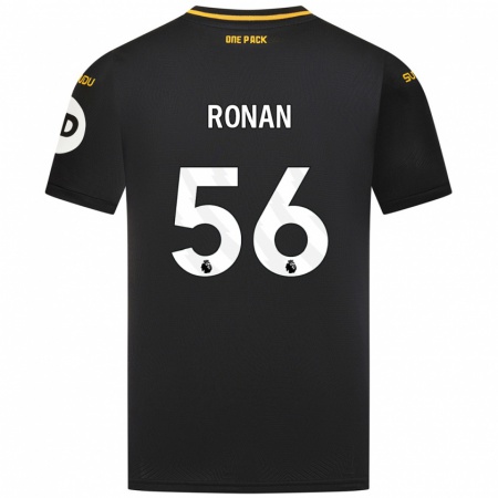 Kandiny Enfant Maillot Connor Ronan #56 Noir Tenues Extérieur 2024/25 T-Shirt