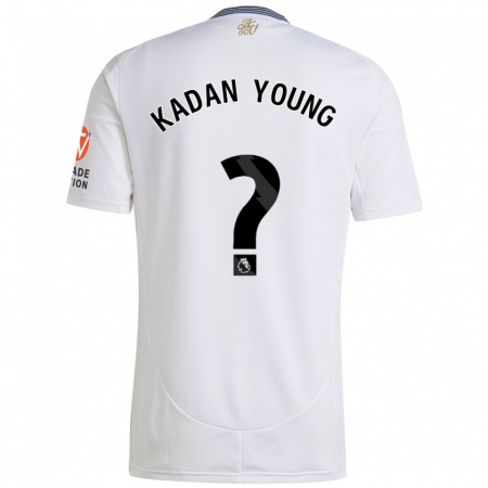 Kandiny Enfant Maillot Kadan Young #0 Blanc Tenues Extérieur 2024/25 T-Shirt