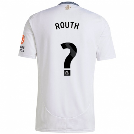 Kandiny Enfant Maillot Leon Routh #0 Blanc Tenues Extérieur 2024/25 T-Shirt