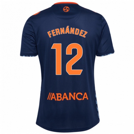 Kandiny Enfant Maillot Manu Fernández #12 Bleu Marine Tenues Extérieur 2024/25 T-Shirt