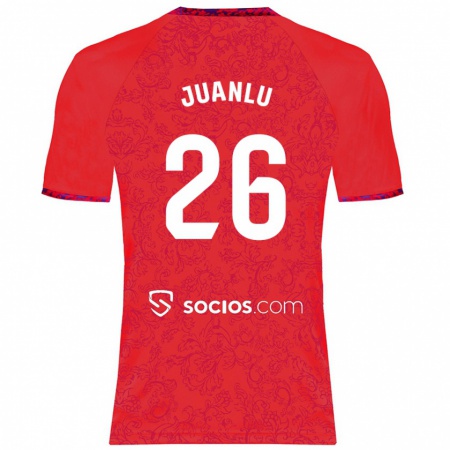 Kandiny Enfant Maillot Juanlu Sánchez #26 Rouge Tenues Extérieur 2024/25 T-Shirt