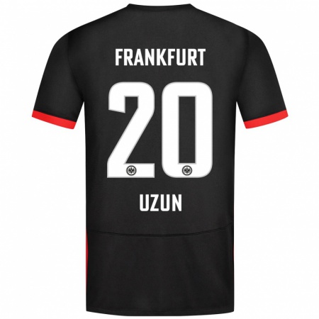 Kandiny Enfant Maillot Can Uzun #20 Noir Tenues Extérieur 2024/25 T-Shirt