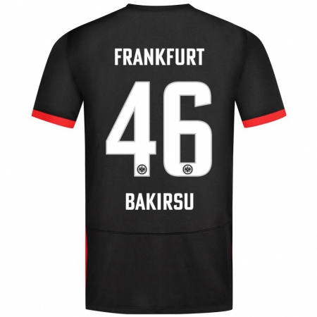 Kandiny Enfant Maillot Hüseyin Bakirsu #46 Noir Tenues Extérieur 2024/25 T-Shirt