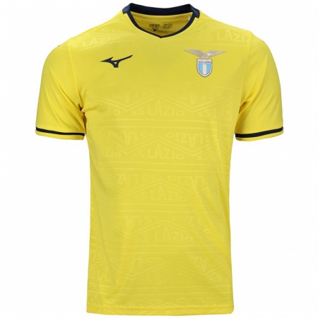 Kandiny Enfant Maillot Francesco Fazio #0 Jaune Tenues Extérieur 2024/25 T-Shirt