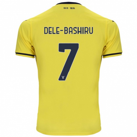 Kandiny Enfant Maillot Fisayo Dele-Bashiru #7 Jaune Tenues Extérieur 2024/25 T-Shirt