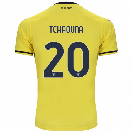 Kandiny Enfant Maillot Loum Tchaouna #20 Jaune Tenues Extérieur 2024/25 T-Shirt