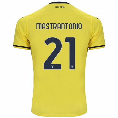 Kandiny Enfant Maillot Ella Mastrantonio #21 Jaune Tenues Extérieur 2024/25 T-Shirt