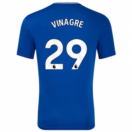 Kandiny Homme Maillot Ruben Vinagre #29 Bleu Avec Tenues Domicile 2024/25 T-Shirt