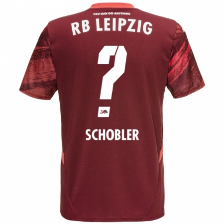 Kandiny Homme Maillot Laurin Schößler #0 Bordeaux Tenues Extérieur 2024/25 T-Shirt