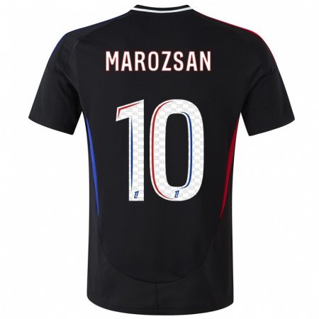 Kandiny Homme Maillot Dzsenifer Marozsán #10 Noir Tenues Extérieur 2024/25 T-Shirt