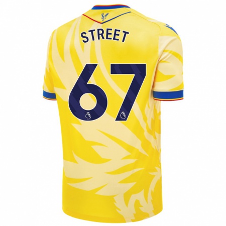 Kandiny Homme Maillot Rob Street #67 Jaune Tenues Extérieur 2024/25 T-Shirt