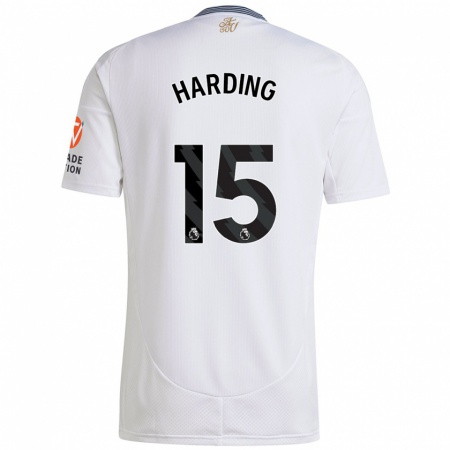 Kandiny Homme Maillot Natasha Harding #15 Blanc Tenues Extérieur 2024/25 T-Shirt