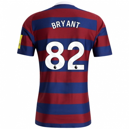 Kandiny Homme Maillot Thomas Bryant #82 Bordeaux Bleu Marine Tenues Extérieur 2024/25 T-Shirt