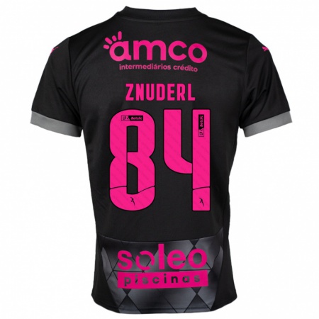 Kandiny Homme Maillot Tai Znuderl #84 Noir Rose Tenues Extérieur 2024/25 T-Shirt