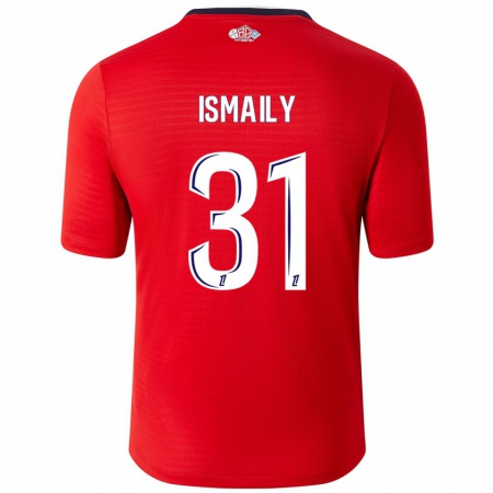 Kandiny Enfant Maillot Ismaily #31 Rouge Blanc Tenues Domicile 2024/25 T-Shirt