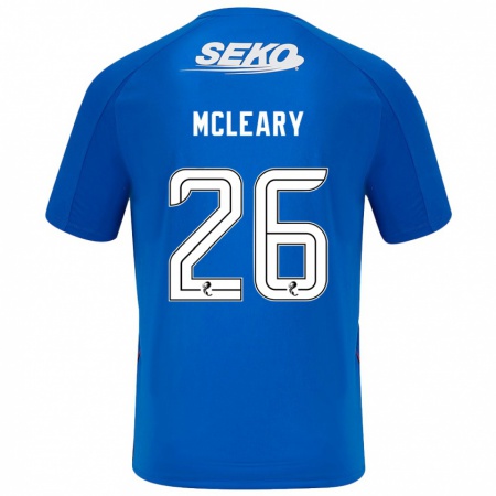 Kandiny Enfant Maillot Jodi Mcleary #26 Bleu Foncé Tenues Domicile 2024/25 T-Shirt