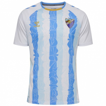 Kandiny Enfant Maillot José Fernández #0 Blanc Bleu Tenues Domicile 2024/25 T-Shirt