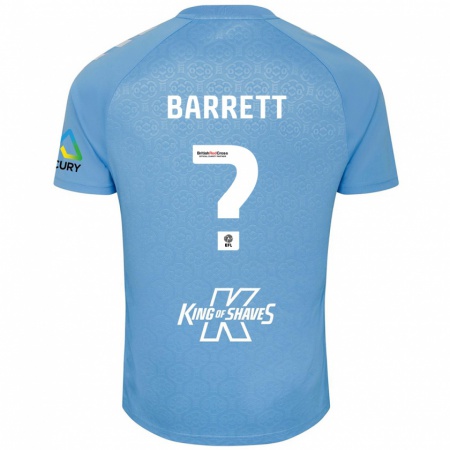 Kandiny Enfant Maillot Marlow Barrett #0 Bleu Blanc Tenues Domicile 2024/25 T-Shirt