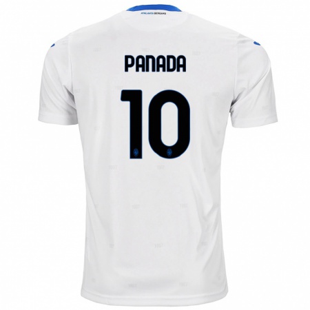 Kandiny Enfant Maillot Simone Panada #10 Blanc Tenues Extérieur 2024/25 T-Shirt