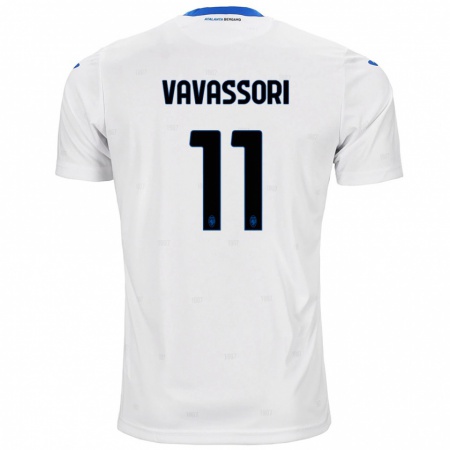 Kandiny Enfant Maillot Dominic Vavassori #11 Blanc Tenues Extérieur 2024/25 T-Shirt