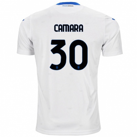 Kandiny Enfant Maillot Henry Camara #30 Blanc Tenues Extérieur 2024/25 T-Shirt