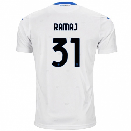 Kandiny Enfant Maillot Gabriel Ramaj #31 Blanc Tenues Extérieur 2024/25 T-Shirt