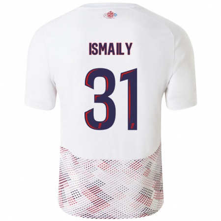 Kandiny Enfant Maillot Ismaily #31 Blanc Bleu Royal Tenues Extérieur 2024/25 T-Shirt