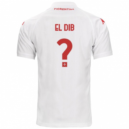 Kandiny Enfant Maillot Karim El Dib #0 Blanc Tenues Extérieur 2024/25 T-Shirt