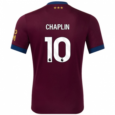 Kandiny Enfant Maillot Conor Chaplin #10 Marron Tenues Extérieur 2024/25 T-Shirt