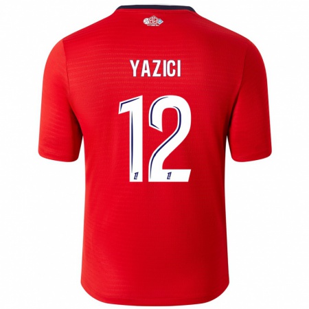 Kandiny Homme Maillot Yusuf Yazici #12 Rouge Blanc Tenues Domicile 2024/25 T-Shirt