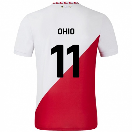 Kandiny Homme Maillot Noah Ohio #11 Blanc Rouge Tenues Domicile 2024/25 T-Shirt