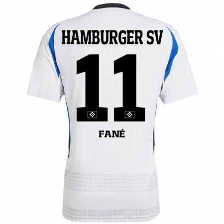 Kandiny Homme Maillot Sidi Fané #11 Blanc Bleu Tenues Domicile 2024/25 T-Shirt