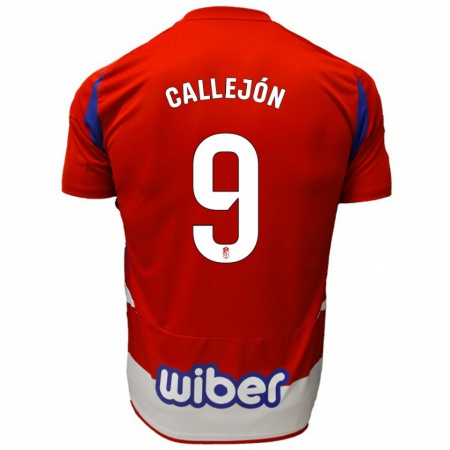 Kandiny Homme Maillot José Callejón #9 Rouge Blanc Bleu Tenues Domicile 2024/25 T-Shirt