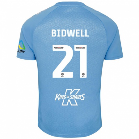 Kandiny Homme Maillot Jake Bidwell #21 Bleu Blanc Tenues Domicile 2024/25 T-Shirt