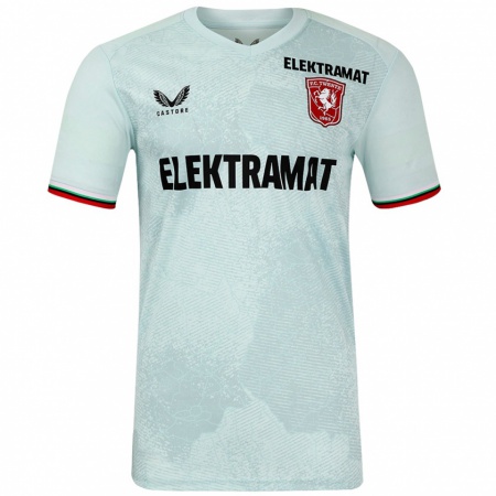 Kandiny Homme Maillot Jeppe Wijnreder #0 Vert Clair Tenues Extérieur 2024/25 T-Shirt