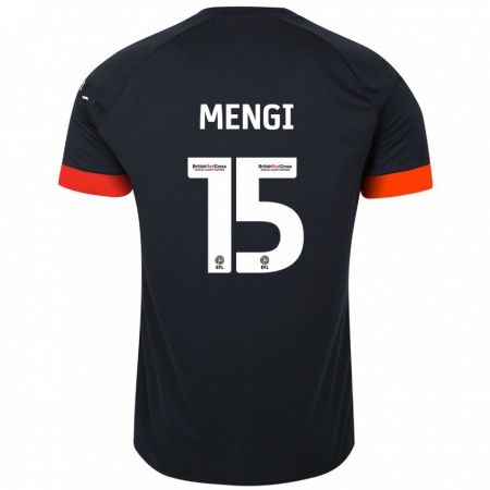 Kandiny Homme Maillot Teden Mengi #15 Noir Orange Tenues Extérieur 2024/25 T-Shirt