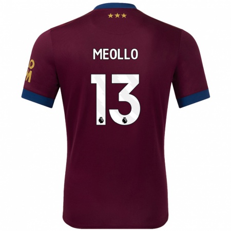 Kandiny Homme Maillot Nina Meollo #13 Marron Tenues Extérieur 2024/25 T-Shirt