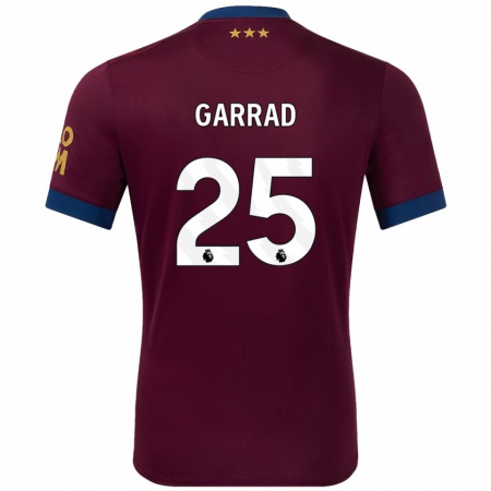 Kandiny Homme Maillot Grace Garrad #25 Marron Tenues Extérieur 2024/25 T-Shirt